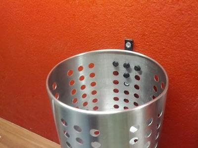 Cutlery caddy wall mounting for IKEA ORDNING