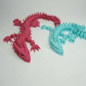 Fire Dragon - Print-in-Place