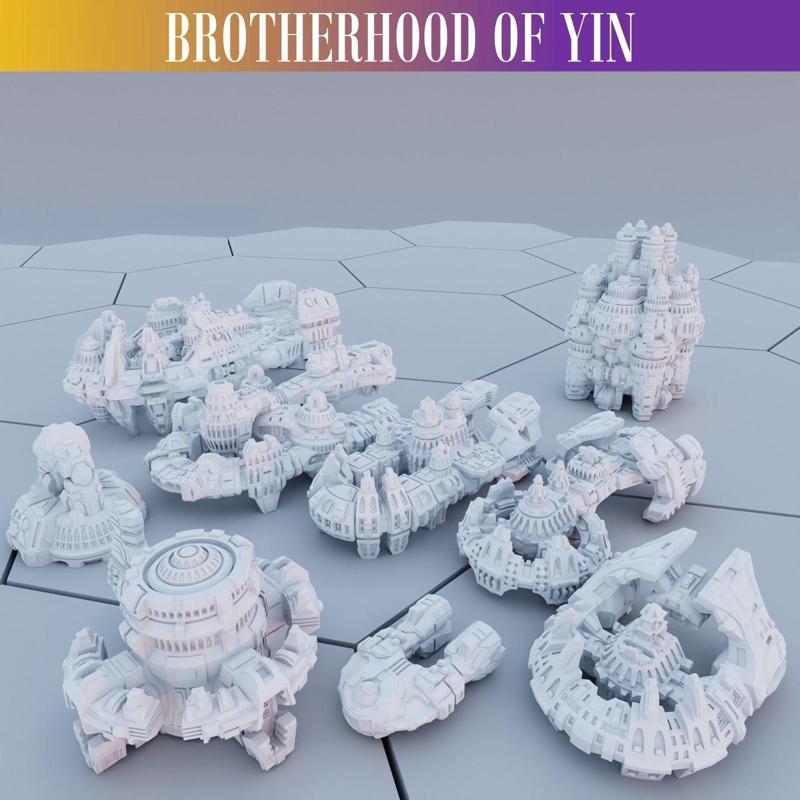 Twilight Imperium Ships Brotherhood of Yin