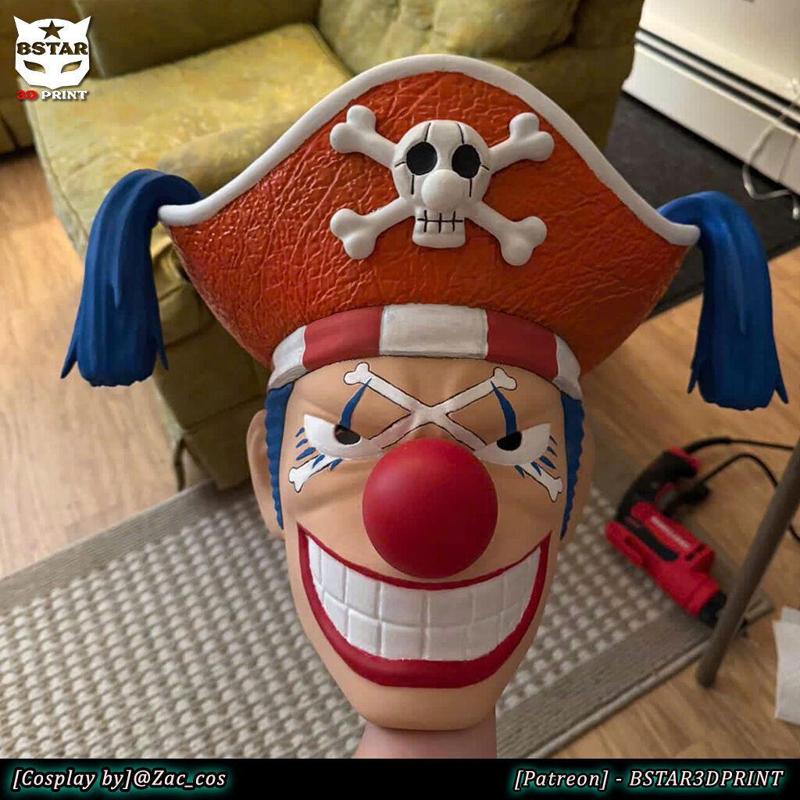 The Buggy Head Wearable - One Piece Anime Cosplay