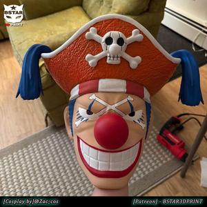 The Buggy Head Wearable - One Piece Anime Cosplay