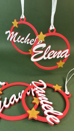 Christmas Decoration (#1) Your Name, Xmas Ball, Gift