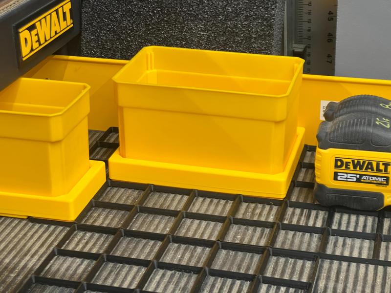 Dewalt Pro Organizer Gridfinity base Large bins