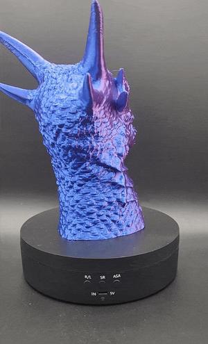 Dragon head sculpture / headphone stand