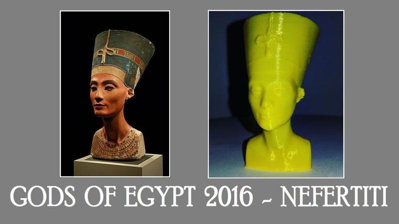 Nefertiti Fixed & Scaled Real 3D Scan