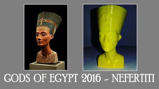 Nefertiti Fixed & Scaled Real 3D Scan