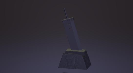Sword In The Stone Controller Stand - Buster Sword Edition
