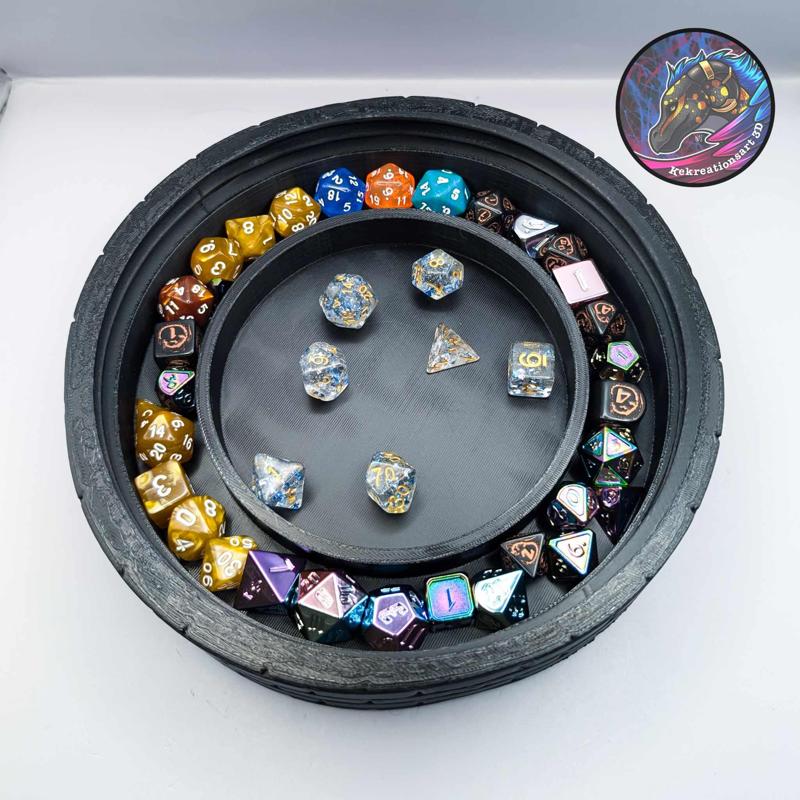Dice Rolling Tray Container