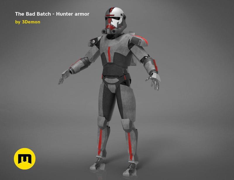 The Bad Batch Hunter armor
