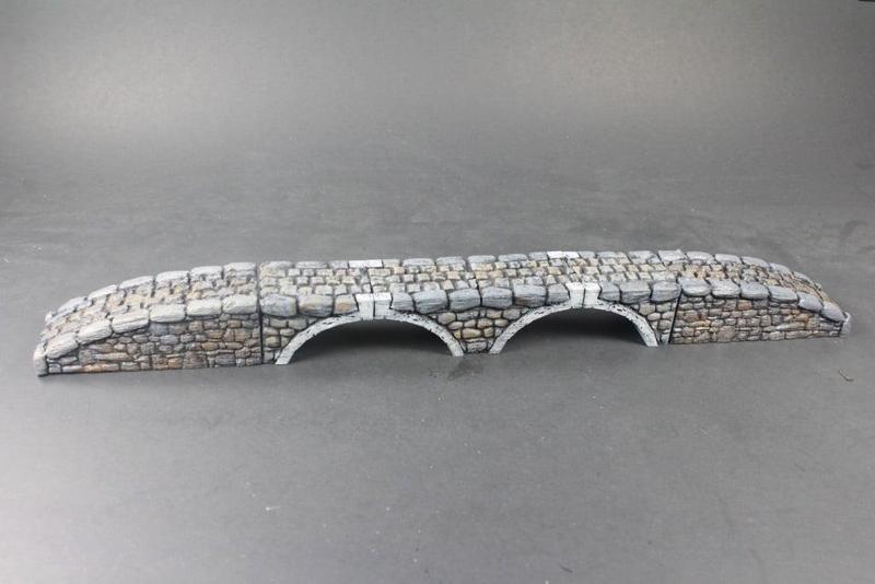 OpenLOCK Stone Bridge (Set 8) Sloping Ramps