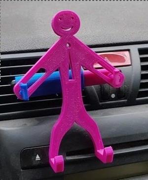 Fully Printable Universal Car Phone Holder