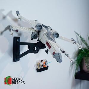 3D Printed Wall Mount for Star Wars Luke Skywalker’s X-Wing Fighter™ 75301