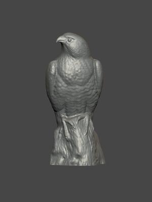 Falcon statue