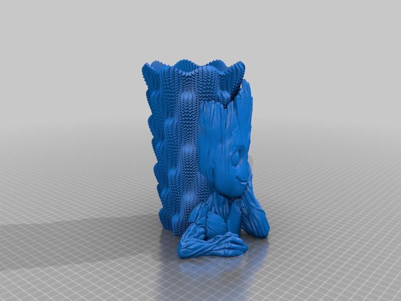 baby groot vase or pencil holder