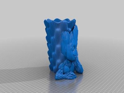 baby groot vase or pencil holder