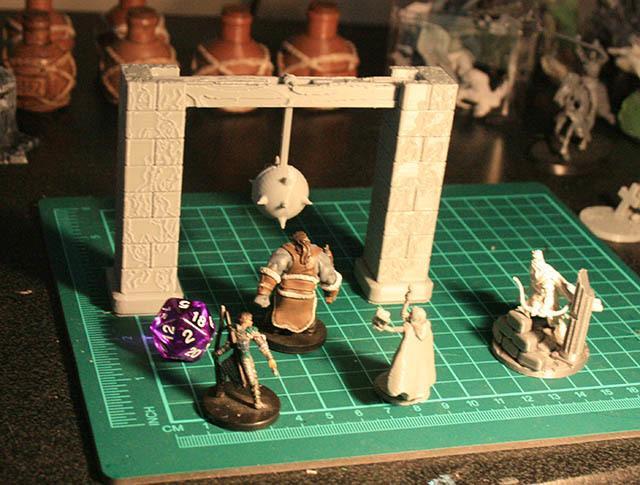 Swinging Traps for Dungeons and Dragons, Pathfinder, Warhammer or Tabletop fantasy games.