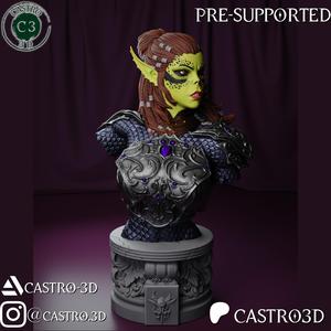 LaeZel - Champion of Vlaakith - Baldurs Gate 3 Bust Collection