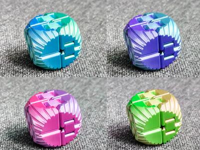 Round Infinity cube! Fidget print in place 