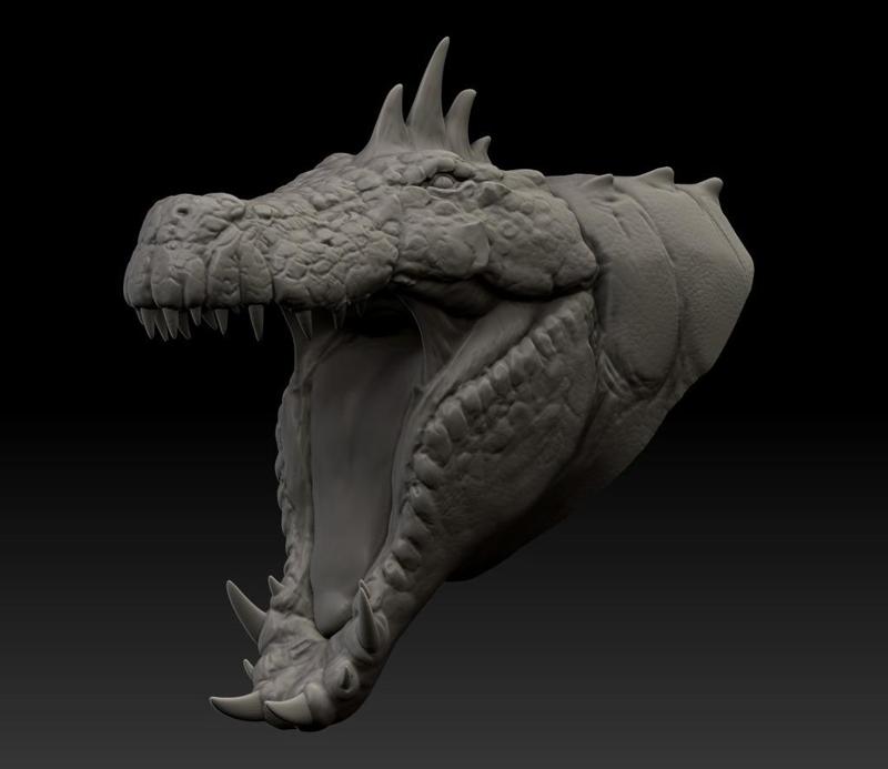 Feraligatr Pokemon Bust