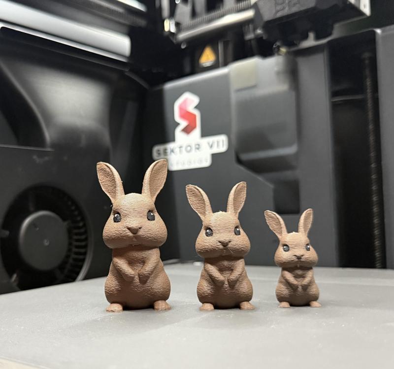 CUTE LITTLE EASTER BUNNIES (4 SIZES) 