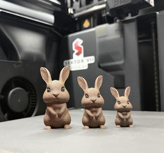 CUTE LITTLE EASTER BUNNIES (4 SIZES) 
