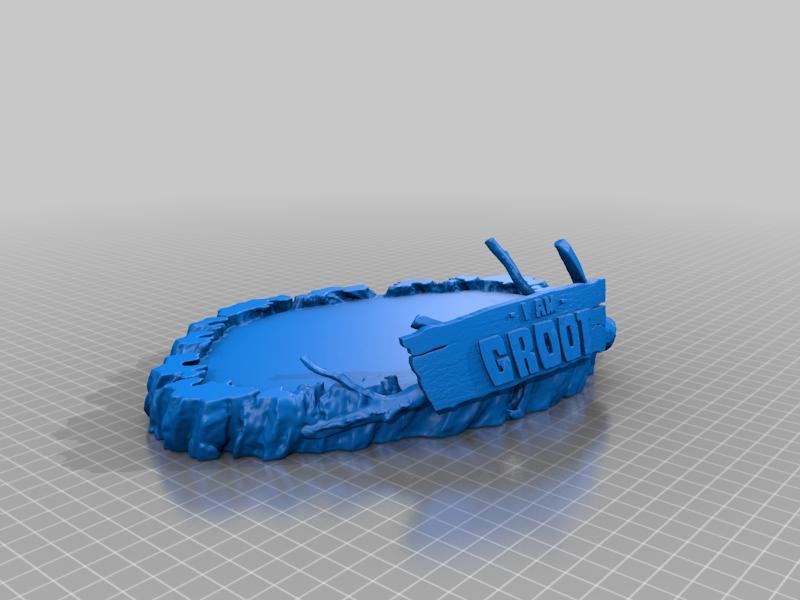 Base for the popular "Groot bust"