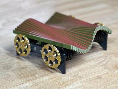 Kinetic Art Wave Machine Sculpture