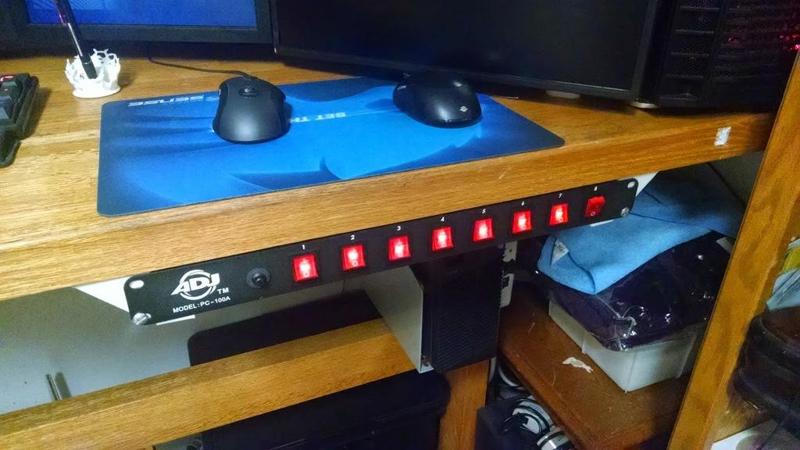1U Rackmount Brackets - under a table, desk, or counter
