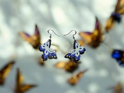 Butterflies earrings
