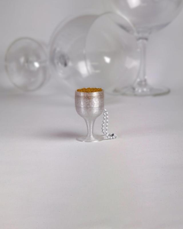 Champagne Glass Fidget Clicker