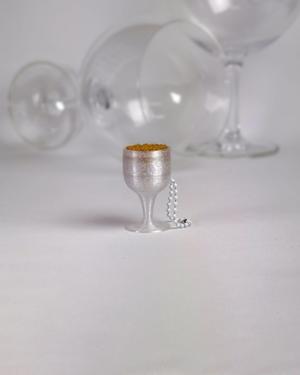 Champagne Glass Fidget Clicker