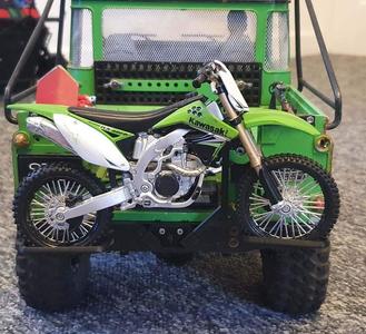 1/10 scale motorcycle rack bike rc rock crawler motorcross -updated