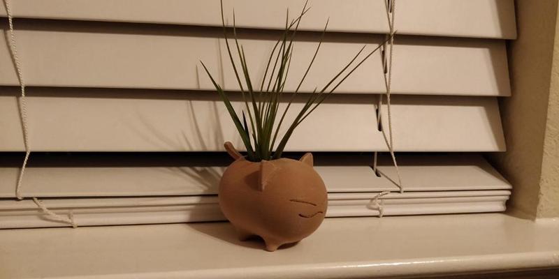 Chibi Cat Planter