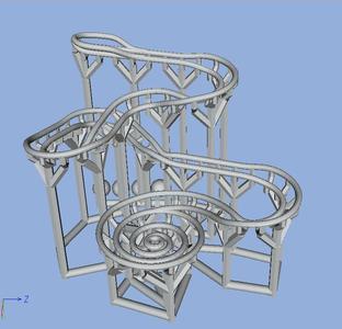 John 3:16 Rolling Ball Sculpture (Rev C) Marble Run Machine