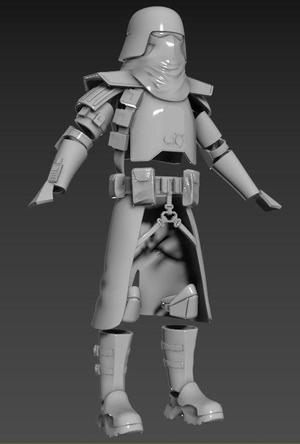 Galactic Marine One12 STL figure conversion 3d print stl files