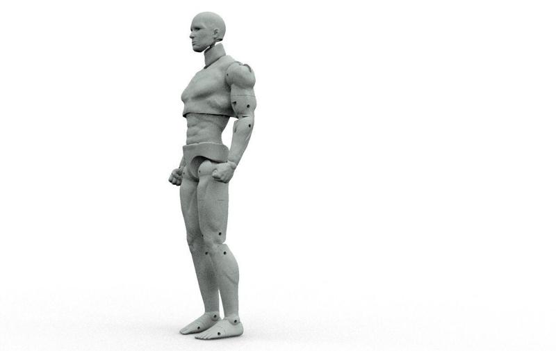Hero Articulated Action figure - 3d Print and customize