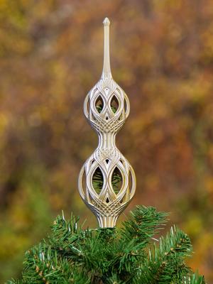 Open Cathedral Christmas Tree Toper 2024