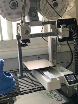 A1 Mini AMS Lite Top Mount With Z-Axis Stiffener Bracket