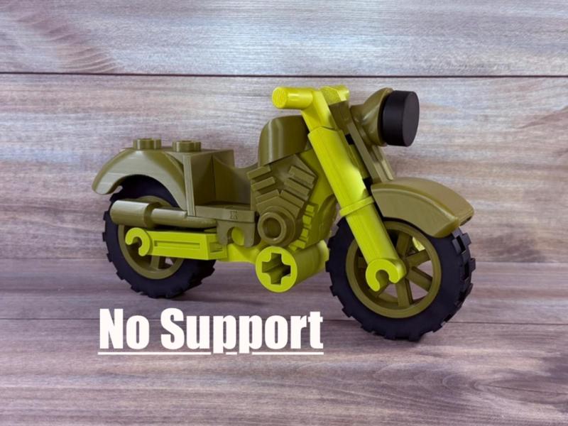 Big Brick Vintage Motorcycle 500% no support