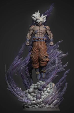 GOKU ULTRA INSTINCT - DRAGON BALL SUPER - 3D PRINT MODEL