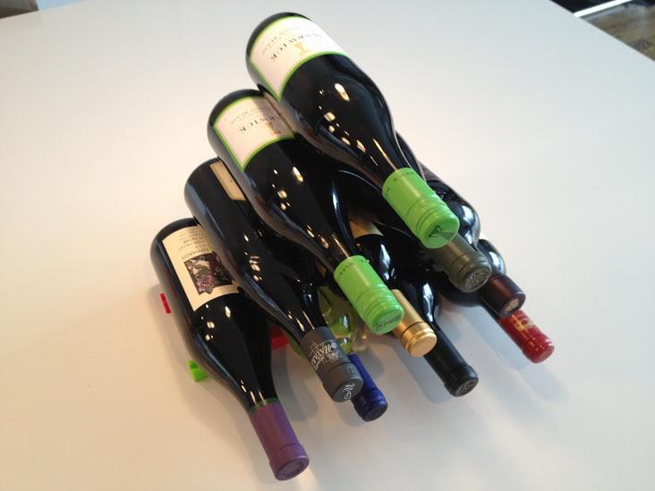 Customizable 'Bump Strip' Bottle Holder