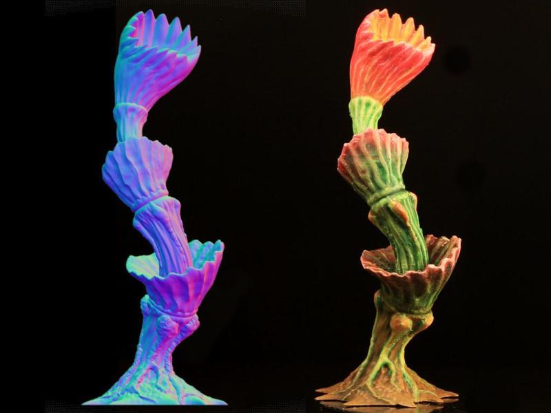 Tabletop plant: "Puzzle Grass Plant" (Alien Vegetation 49)