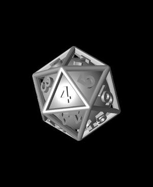 Ball In Cage Spindown D20 - Large