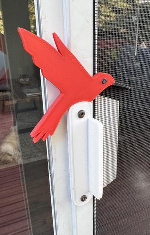 Screen Door Handle Hummingbird