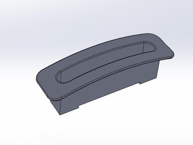 Cafe Racer rear stop light bracket - mount in foam seat