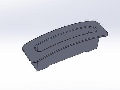 Cafe Racer rear stop light bracket - mount in foam seat