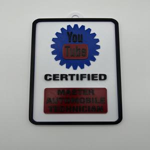 Custom YouTube Mechanic Sign
