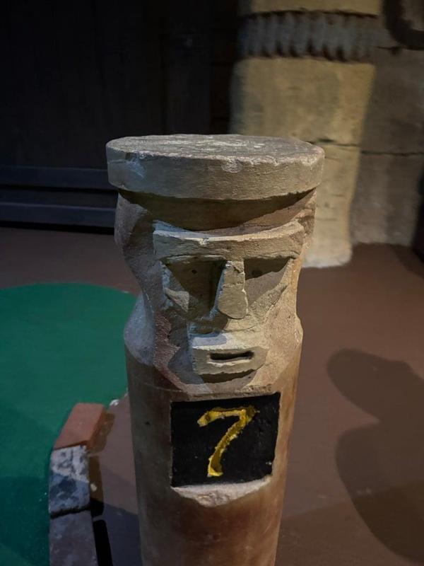 Ocean City NJ Congo Mini Golf Score Stand/Tiki Head