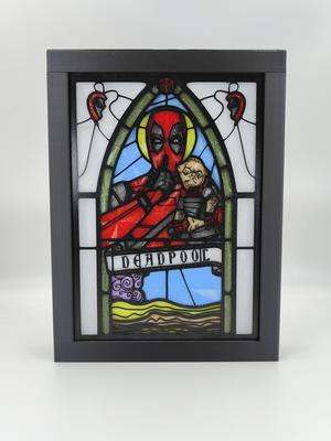 Deadpool Stained Glass Light Box