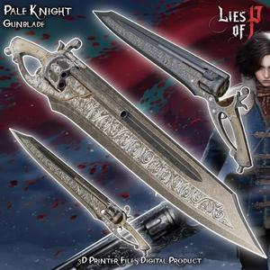 Fantasy Pale Knight Pinocchio Cosplay Gunblade Lies of P